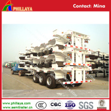 Port 3 Axle Container Delivery Terminal Bomb Cart Semi Trailer